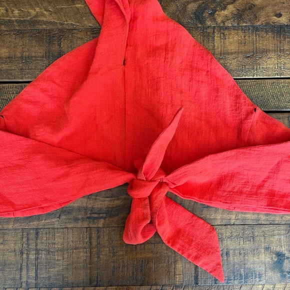 H&M Tie Back Halter Crop Top - Picture 3 of 5